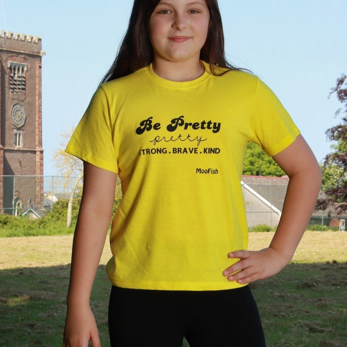 50% OFF - 'Be Pretty, Strong, Brave and Kind' Kids T-Shirt - Various Colours Available