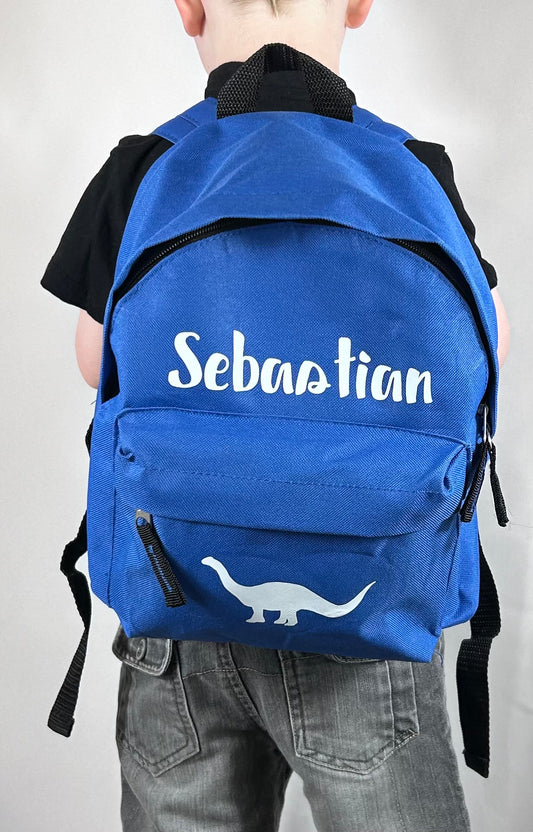 Personalised Backpack with or without the Dinosaur