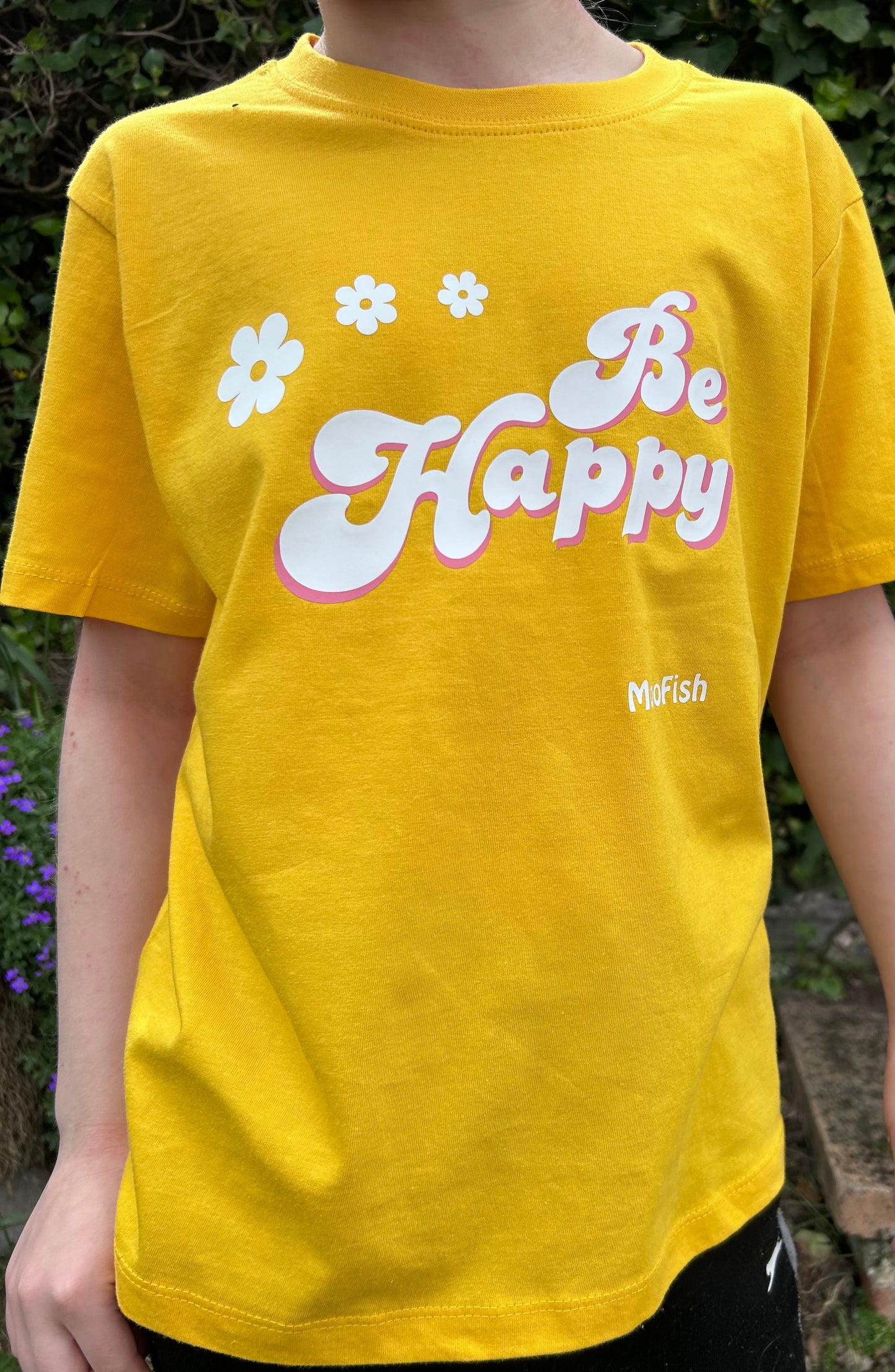 50% OFF - 'Be Happy' Kids T-Shirt