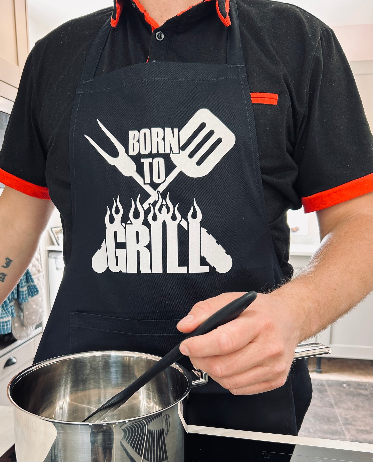 Born to Grill BBQ Apron - Father’s Day Gift