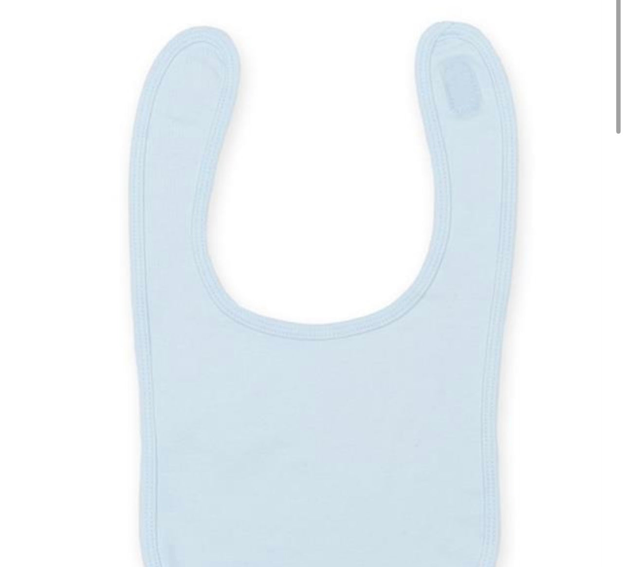 Personalised Name Baby Bib - Available in Various Colours