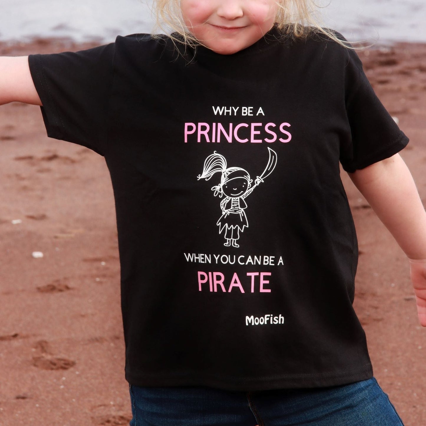 'Why be a Princess when you can be a Pirate' Kids/Adults Pirate T-Shirt